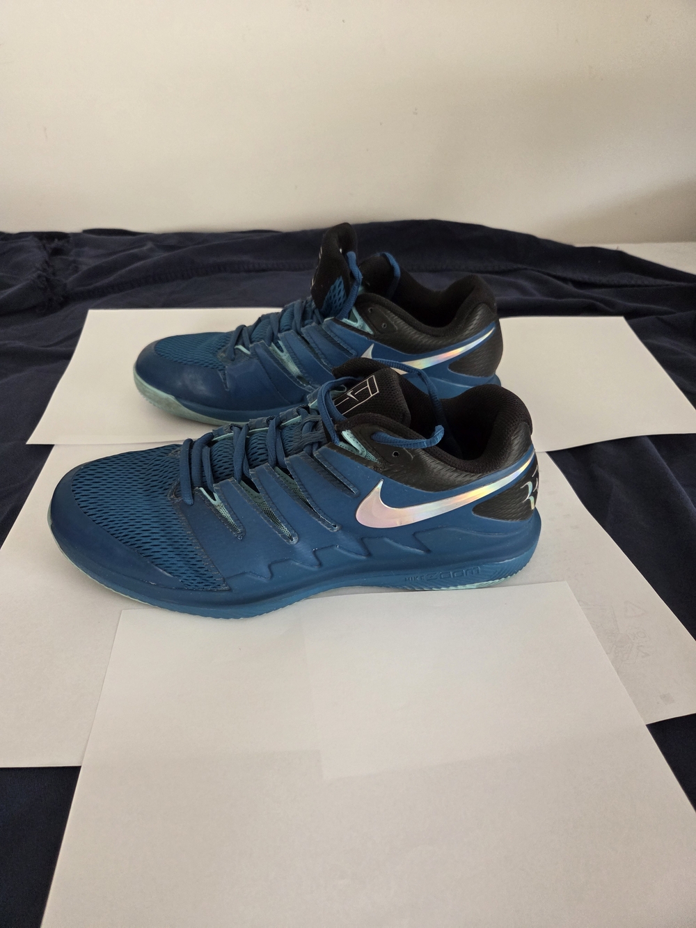 Nike Roger Federer RF 2018 French Open Halle Zoom Vapor X Tour 9 Tennis Shoe
